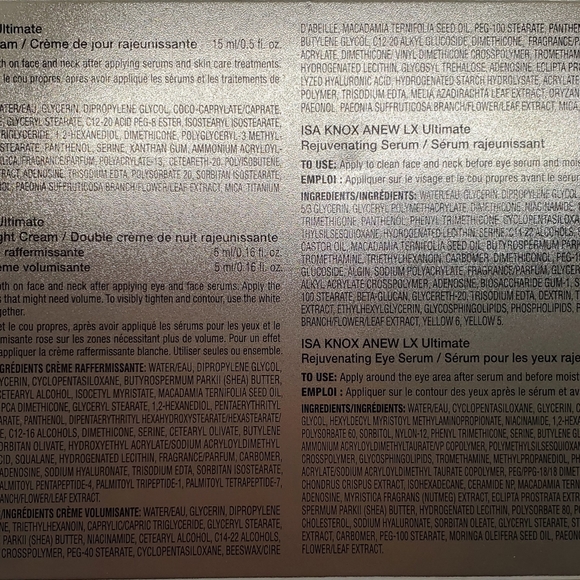 Avon Isa Knox Anew LX Ultimate Special Trial Kit - Picture 3 of 3